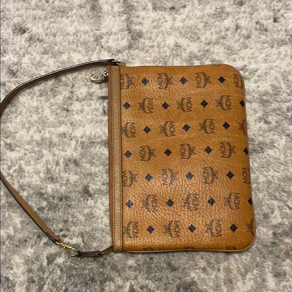 MCM Tan Shoulder Bag